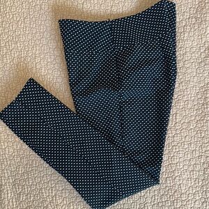 Navy Polka Dot Pants